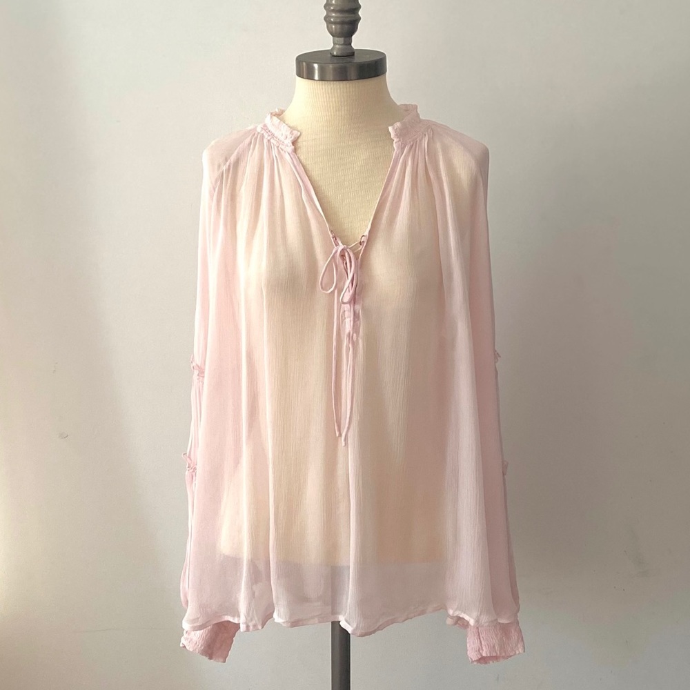 NWT Free People long sleeve blouse Size M